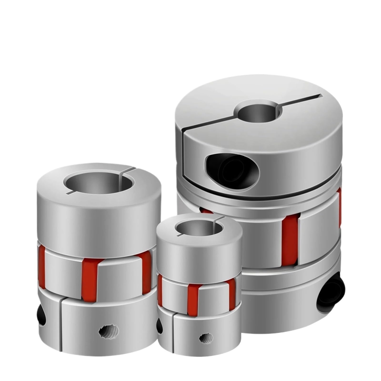 Accouplement en élastomère D105L140, Taille d'arbre, Accouplement de Broche CNC 12/14/16/18/20/22/24/25mm, 1 pièce(26X26)