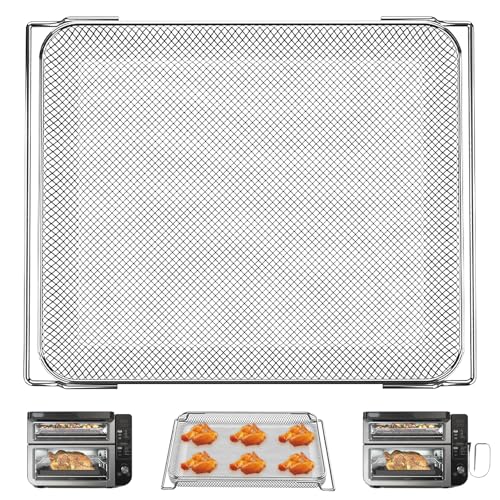 GWY Replacement Parts for Ninja DCT451 DCT401 DCT402BK 12 in 1 Smart Double Oven, 13''×12.6'' Steel Toaster Oven Basket Replacements Parts Accessories for Ninja DCT601 DCT651 Smart Oven