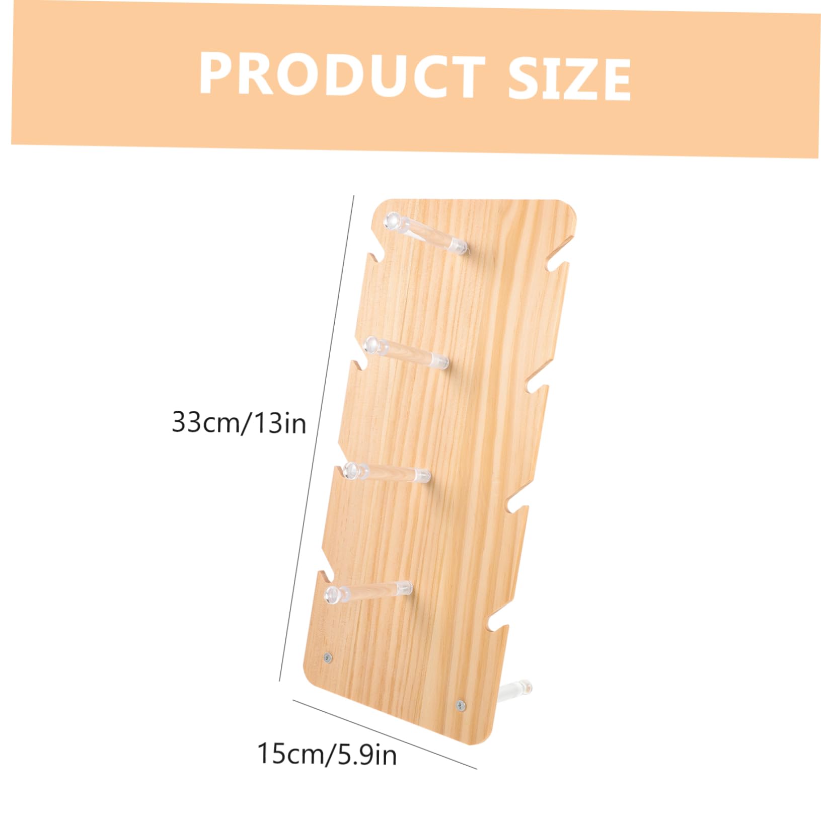 NAMOARLY Eyeglasses Stand Wooden Glasses Holder Sturdy Rack for Daily Use Display Home or Store Portable