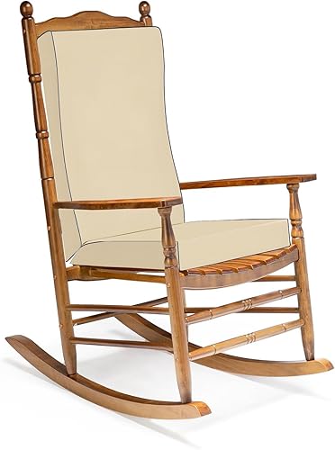 Cojines Oudoor para muebles de patio, 4 unidades, cojines para sillas de exterior, almohadillas reversibles para sillas de comedor con lazos,