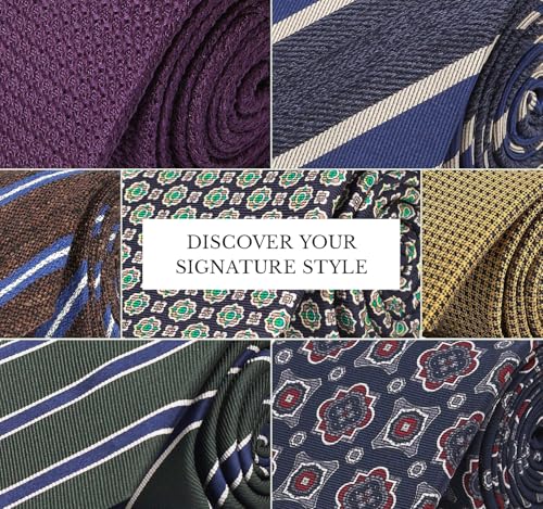 Image of Oliver Wicks Italian Grenadine Tie - 100% Silk, Hand-Finished & Tipped, Made in Italy, Small-Batch Men's Accessory