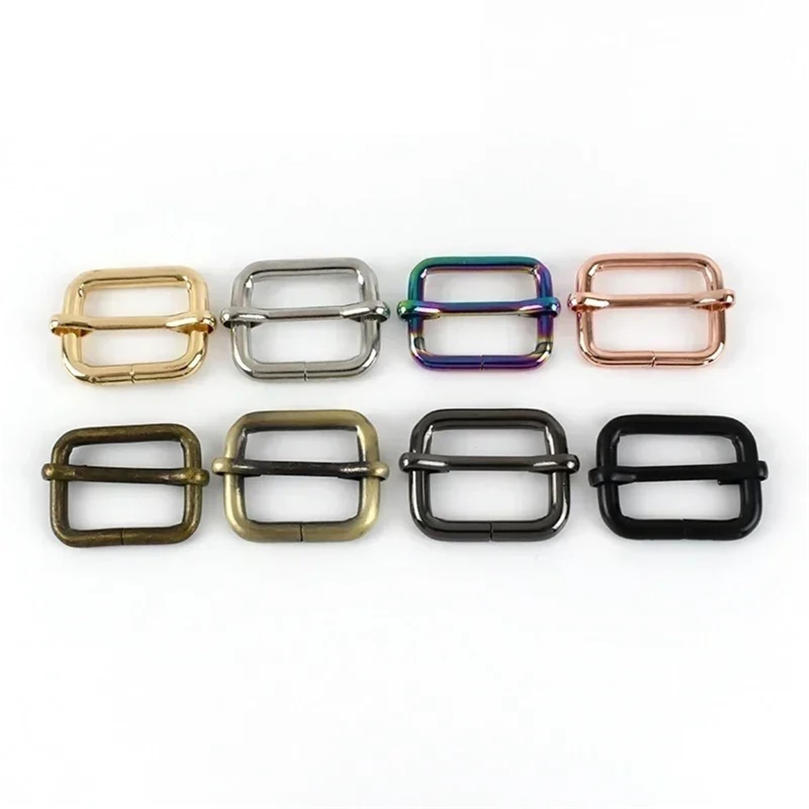 Hebillas Metalicas Hebilla De Metal For Cinturón, Hebillas Pasador Ajustables, Correa Bolso, Cierre Deslizante Tres Deslizamientos