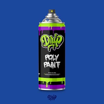 Cobalt Spray Can Paint, 12oz | Polyurethane Pantone 293 C | Solid Opaque Color, UV & Heat Resistant, Professional Basecoat