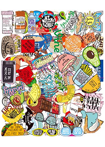 Modou 102pcs Wasserflasche Vine Meme Sticker,Vine Vinyl-Aufkleber für Laptops und Handys Computer Wssserdicht Ästhetische Decals für Jugendliche Erwachsene