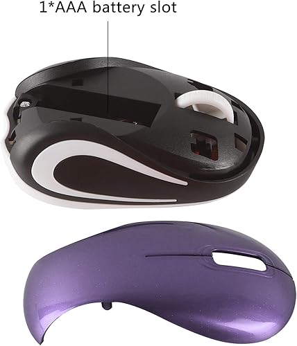 Miniatura 4 de elec Space Mini mouse inalámbrico pequeño para niños de 3 a 7 años de edad, tamaño infantil, óptico portátil, mini ratón inalámbrico con receptor