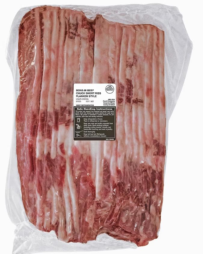 Short Ribs are Short Ribs that are cut thin . They are known for their rich, juicy texture and a delicacy that can be enjoyed by all. These are great marinated and then grilled. Suitable for slow cooking or grilling. Provides tender, flavorful & perfect for hearty dishes. [ 60 oz , 3.75 lb ]