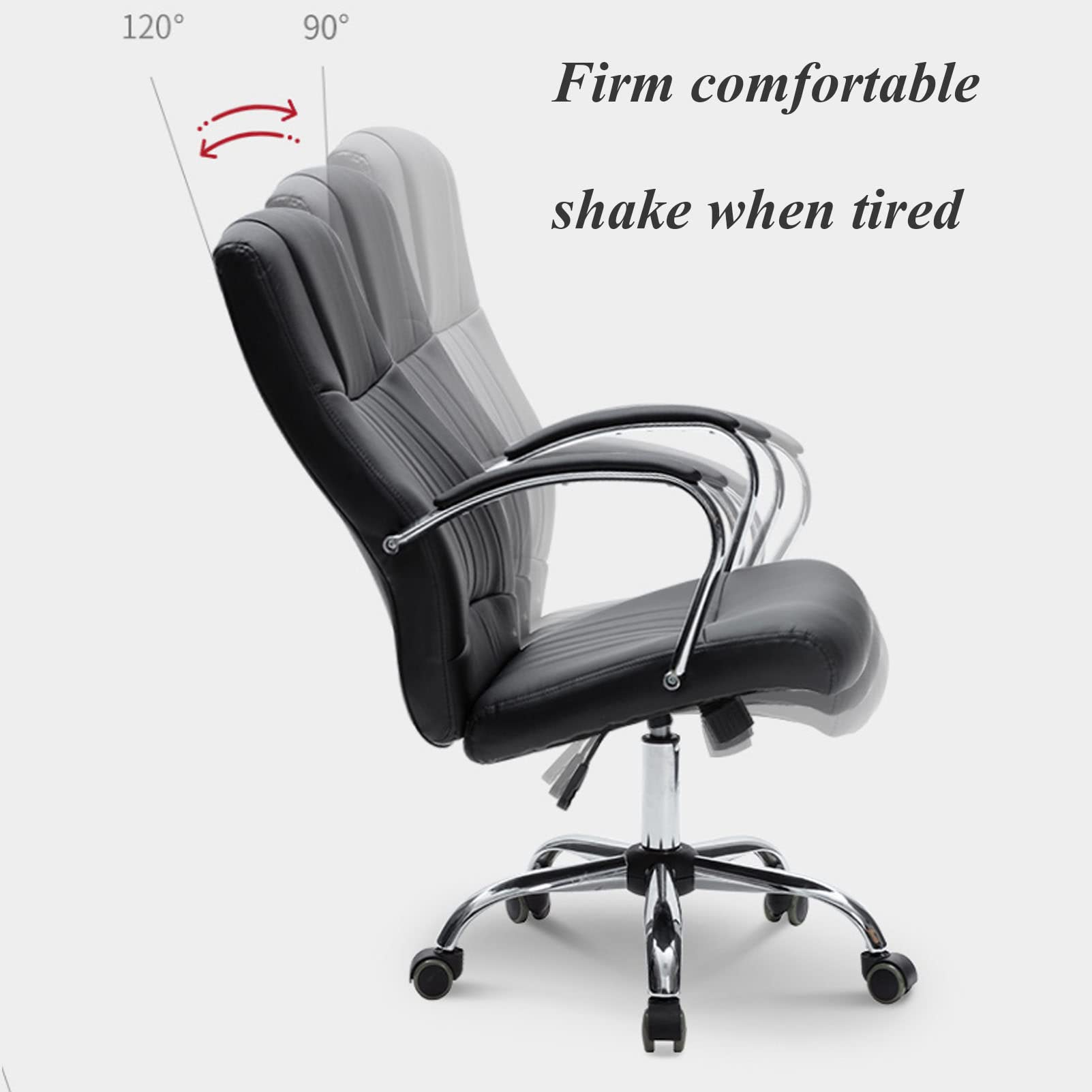 調整可能アームレスト 回転デスクチェア ホームオフィス両用 Amazon.co.jp: ホームオフィスデスクチェア、レザー回転チェアオフィス