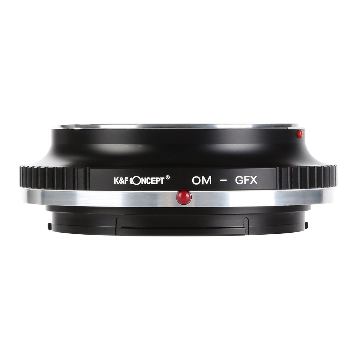 K&F CONCEPT OM-GFX Adattatore Anello Adattatore di Montaggio per l'Obiettivo di Compatibile con Compatibile con Olympus OM a Fotocamera Compatibile con Fujifilm GFX Serie