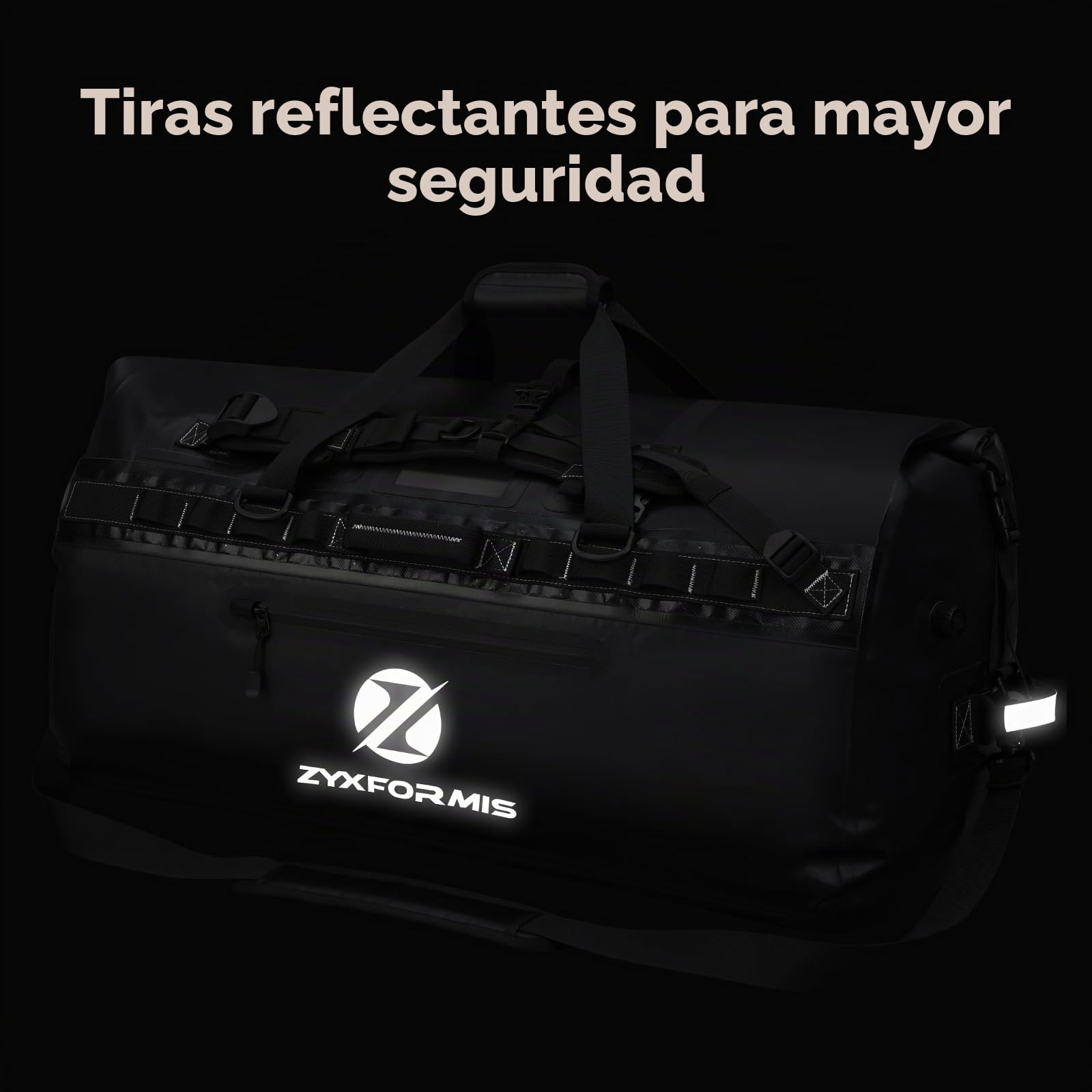 Bolsa de Viaje Impermeable con Función de Mochila, Bolsa de Equipaje Grande para Aventuras, Bolsa de Lona Seca para Vacaciones en la Playa, Kayak, Paseos en Bote, Camping, Pesca, 65 L 110 L 160 L