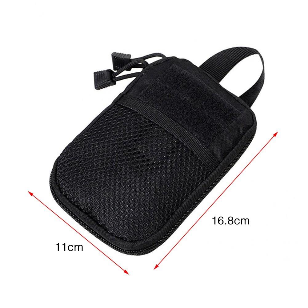 Mini Molle Edc kompaktowy organizer kieszonkowy torba wojskowa siatka narzędzia torba na akcesoria mała