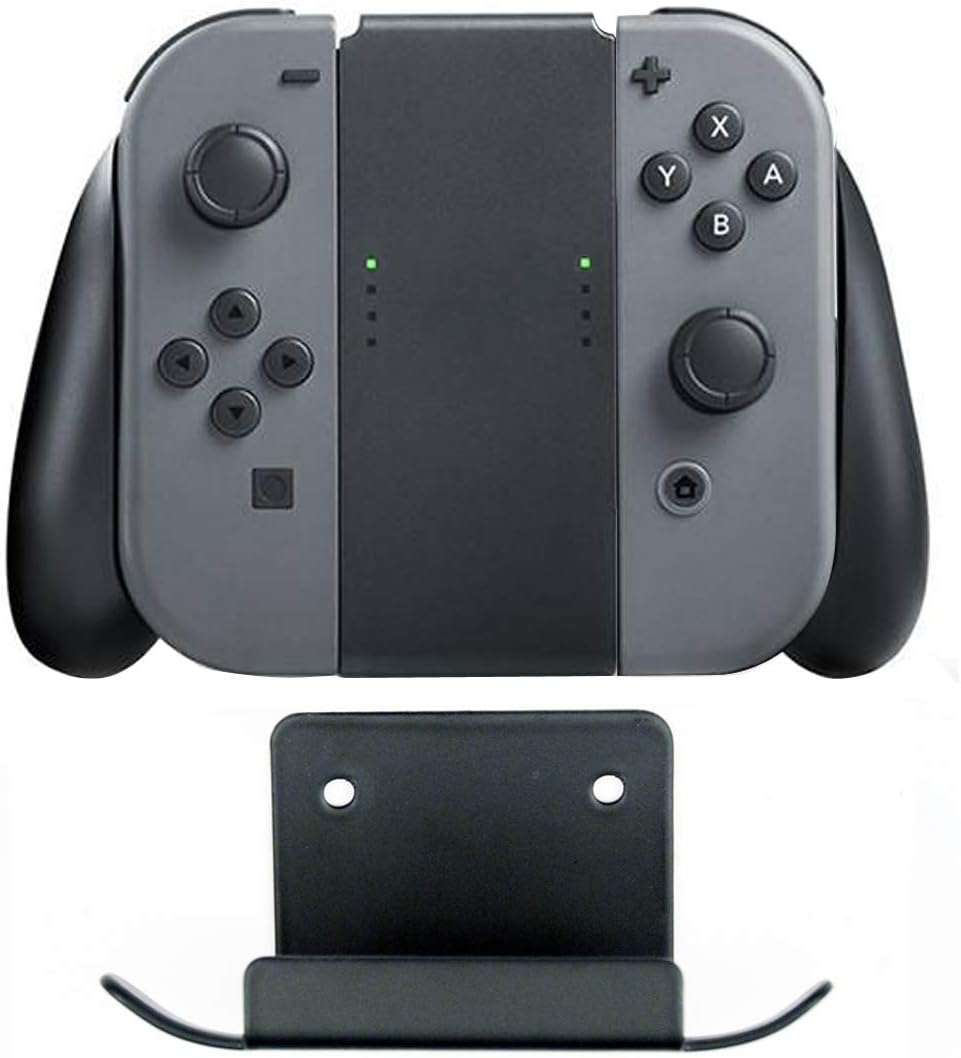 Monzlteck Wall Mount for Switch+Controller Mount,Game Card Holder,Solid Metal : Video Games