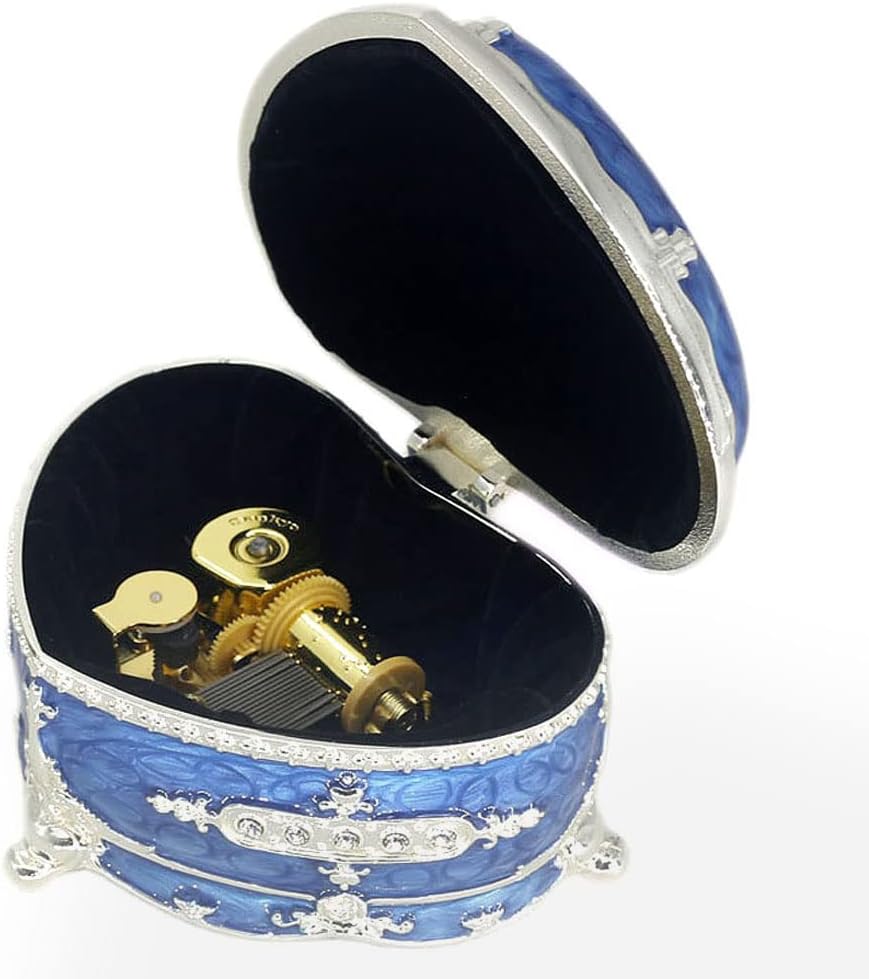 Boutique Embossed Metal Music Box B