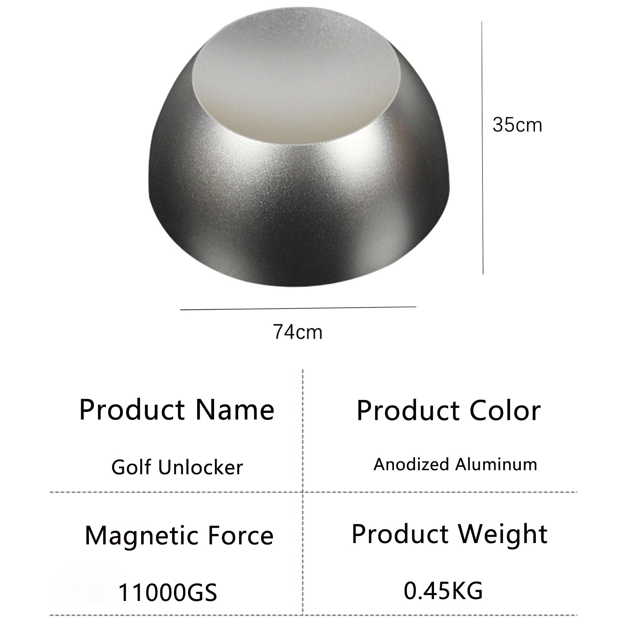 11000 GS Antivol Remover, Super Aimant De Golf Pour Enlever En Toute Sécurité Les Étiquettes Antivol De Vêtements, Conception Multi - Fente, Démontage Magnétique Avec Trou De Fixation