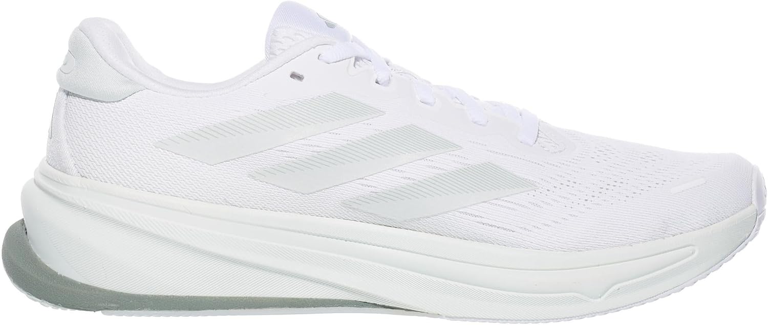 Adidas, Womens, Supernova Rise 2 Running Shoes, White/Crystal Jade/Silver Green, 8.5, B - Medium