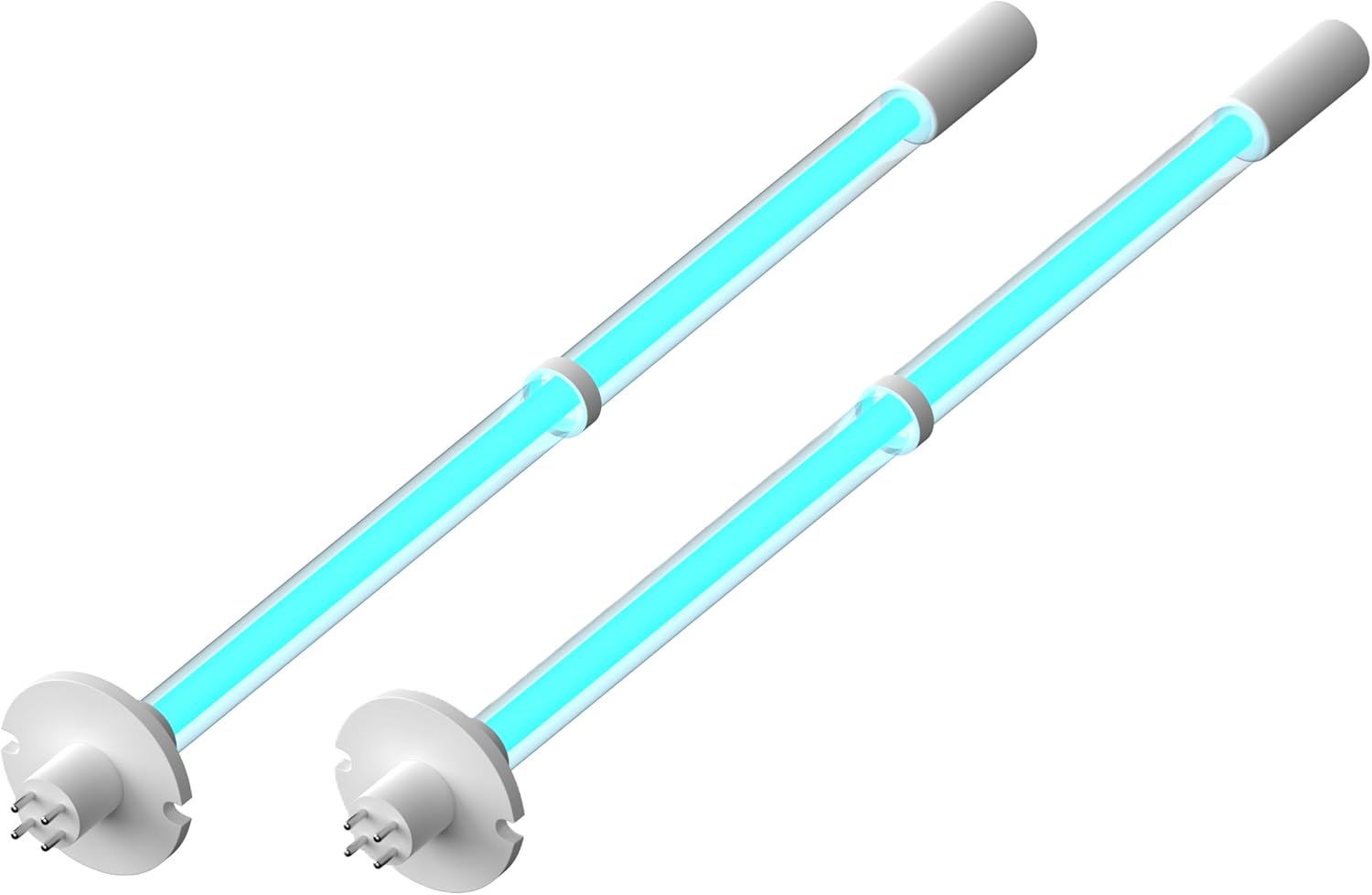 hqtelecom 14W 14" UV Light Replacement Bulb - Works on 24V or 120V UV Lamps - Set of 2