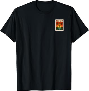 Retro Vintage Algeria City Travel Poster T-Shirt