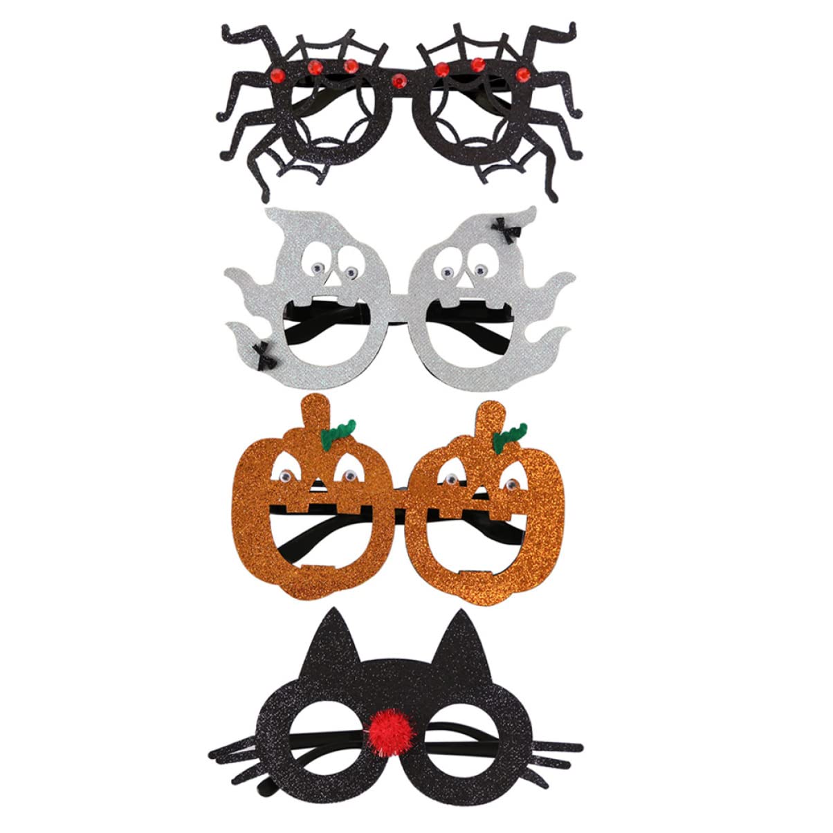 Toyvian Gastgeschenke 20 Stück Lustige Halloween- Halloween- Sonnenbrillen Kürbisgläser Gläser für - Party Brillenpapier Vasos Para Niños