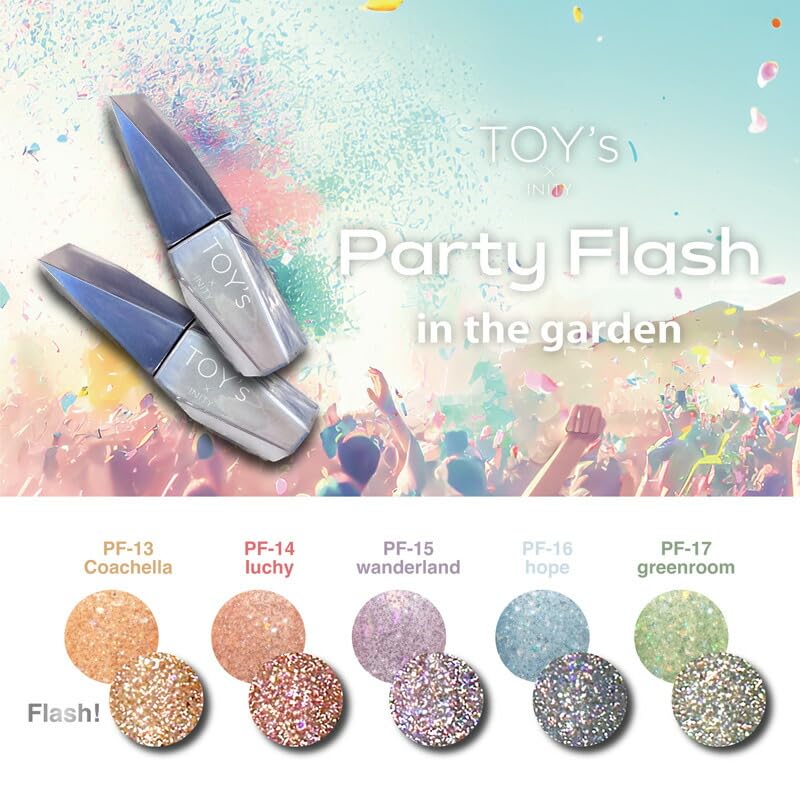 新品未使用バービー フラッシュジェル6色セットTOY's INITY バービー Barbie フラッシュジェル 10g 6色セット FG01~06 ラメ