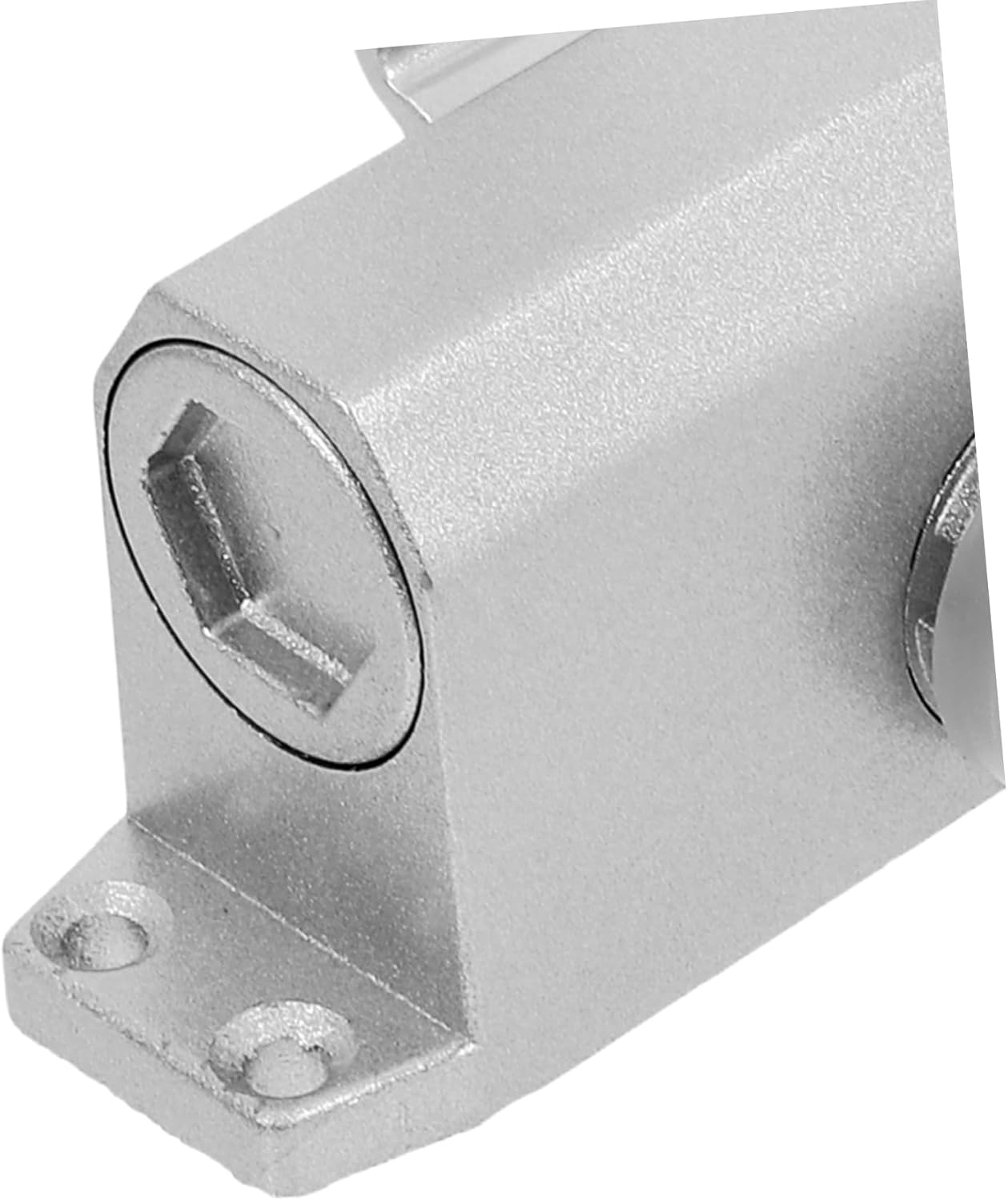 Hydraulic Spring Buffer Door Closer Concealed Door Closer for Fireproofing Adjustable Pneumatic Spring Hinge Suitable for Home Use Silver Finish