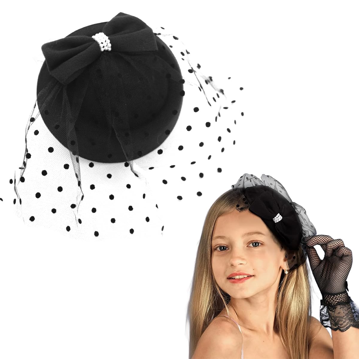 See full amazon price history chart for Venzina® Small Fascinator Tea Hats for Girls Kids, Tea Party Fascinator Hats for Women, Stylish Clip-On Bow Cap Headwear Fascinator Hat (Black) Venzina® Small Fascinator Tea Hats for Girls Kids, Tea Party Fascinator Hats for Women, Stylish Clip-On Bow Cap Headwear Fascinator Hat (Black) (B0DFXNQZQB) Amazon Price History, Amazon Price Tracker
