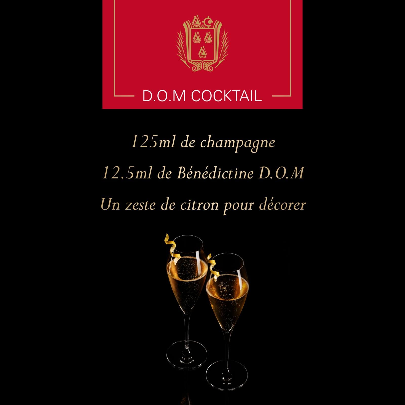 Bénédictine D.O.M. Liqueur Française, 40% vol., 70 cl/700 ml, Préparée à partir d’une Recette Secrète de 27 Racines, Herbes Aromatiques et Épices, Notes de Miel, d’Agrumes et d’Amande Douce