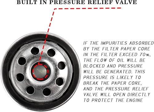 Miniatura 3 de Filtro de aceite 122-0836 giratorio para RV QG 55007000 Series HGJAA HGJAB HGJAC reemplaza a OEM # 01220836 B7238 PH2875 PH10027