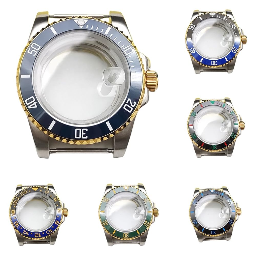 40mm Koperta Zegarka Kit Przezroczysty Wystawowy Dekiel, Zamiennik Zegarek Wkładka Bezel Modyfikacja Akcesoria dla Rolex Submariner
