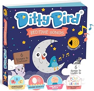 DITTY BIRD Twinkle Little Star Nursery Rhymes Book for Infants and Babies | Bedtime Songs Book | Books for Toddlers 1-3 | Musical Books for Toddlers | Interactive Toy | Sing Along Books with Sound