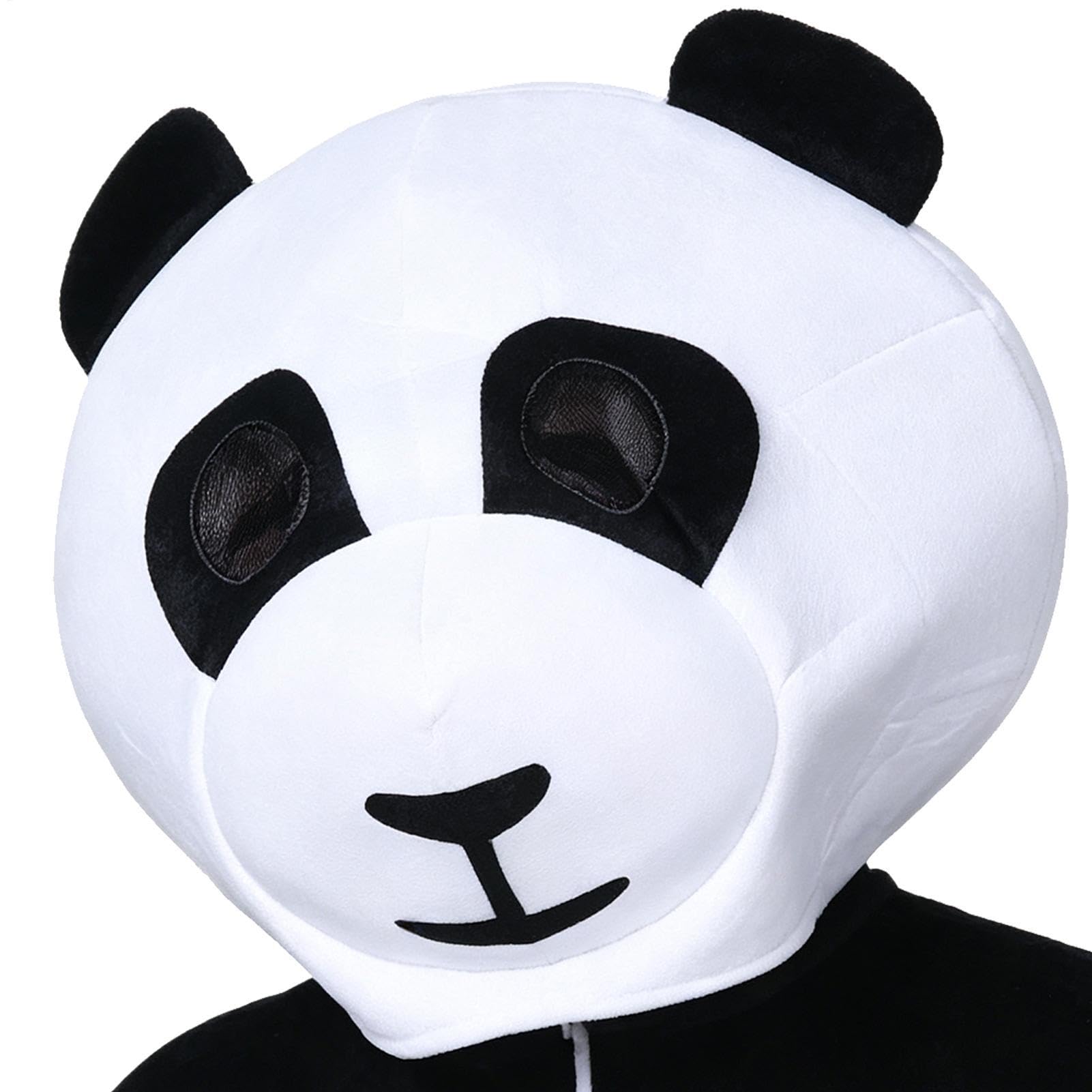 Costume Da Animale Per Adulti Body Per Halloween, Recitazione E Giochi Di | Con Cappuccio A Forma Di Testa Da Panda Per Donne E Uomini Tra Per Le Feste Di Compleanno, Scuola, Club
