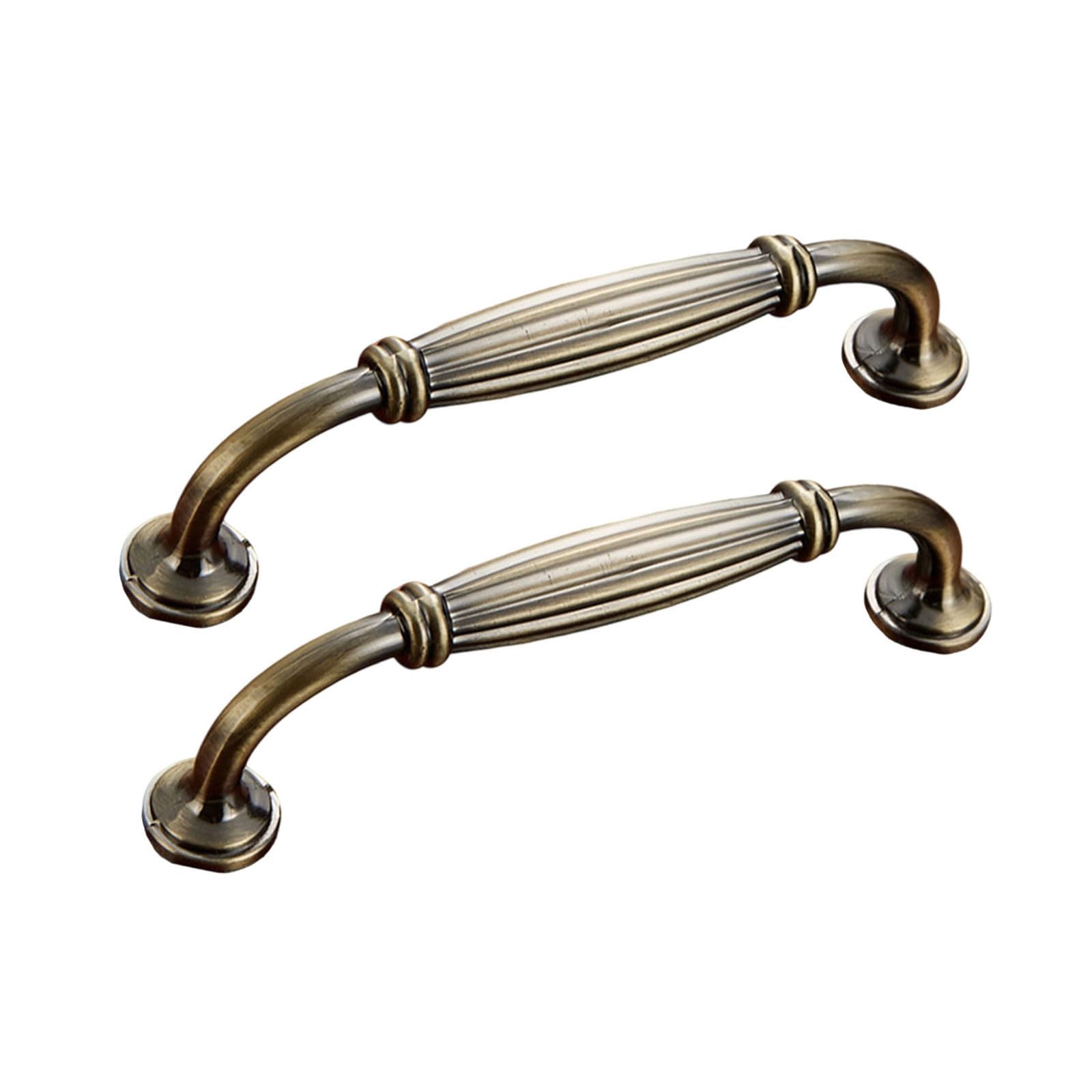 Msioytog Drawer Pulls Zincs Alloy Dressers Knob Cupboard Handle Vintage Furniture Handle Simple Bedside Cabinet Pull Enduring Furniture Handles and Knob for Dressers Vintage