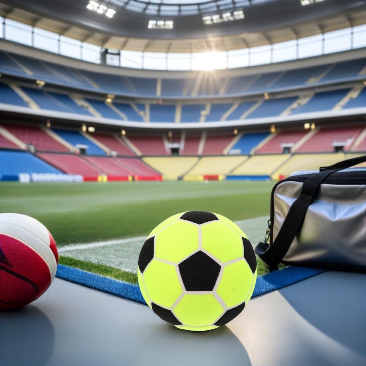 Klett FußBall Zielspiel Aufblasbarer Sticky FußBall FüR Indoor Outdoor Training Leichtes FußBallspiel FüR Familie Freunde Party