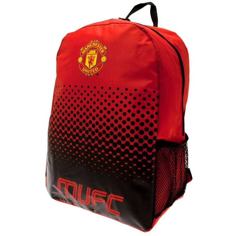 Manchester United Backpack Kids Red and Black