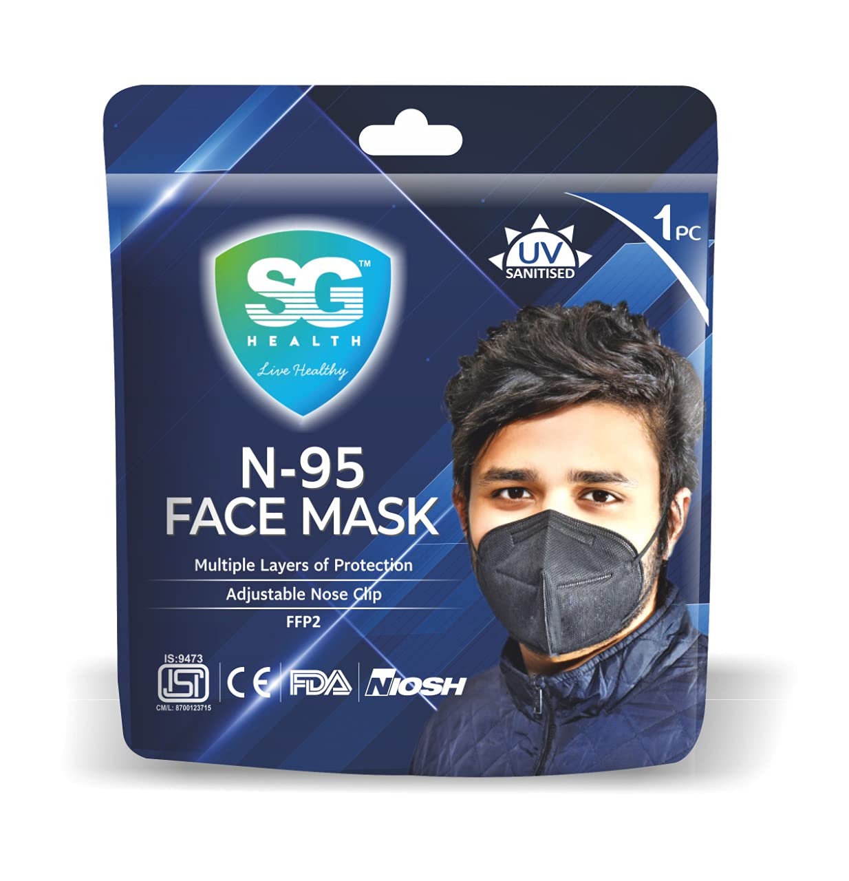 N95 MASK BLACK & WHITE MIX SG UV SANITIZED PACK OF (5PCS) (B09GYW4X1L) Amazon Price History, Amazon Price Tracker