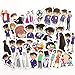 ZXXC 50Pcs kreative niedliche selbst gemachte Detektiv Conan Aufkleber Scrapbooking Aufkleber dekorative Aufkleber DIY Craft Fotoalben