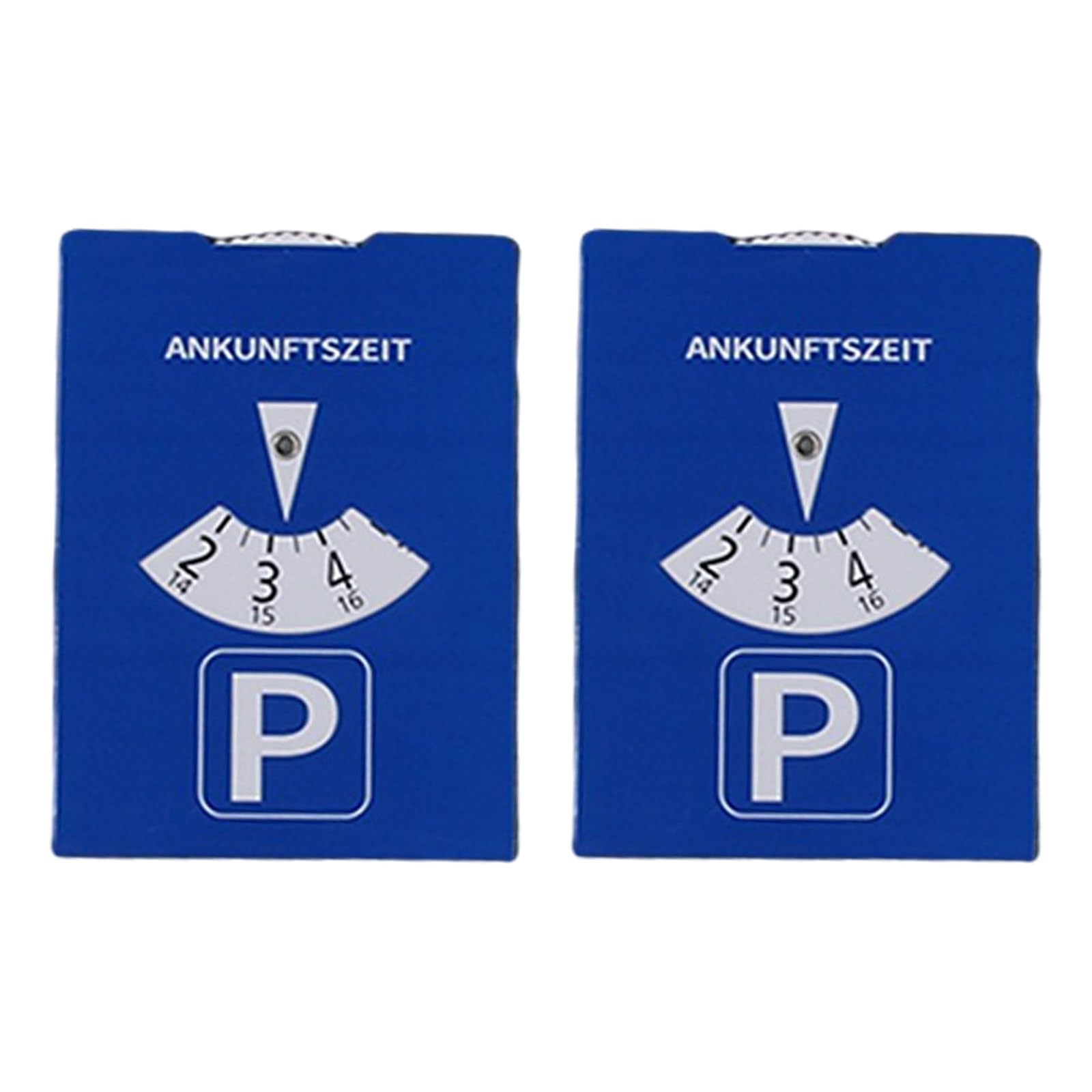 KMGDM 1/2pcs Parking Discs for Safe Car Parking Time Management in European Zones Paper Construction Time Stamps