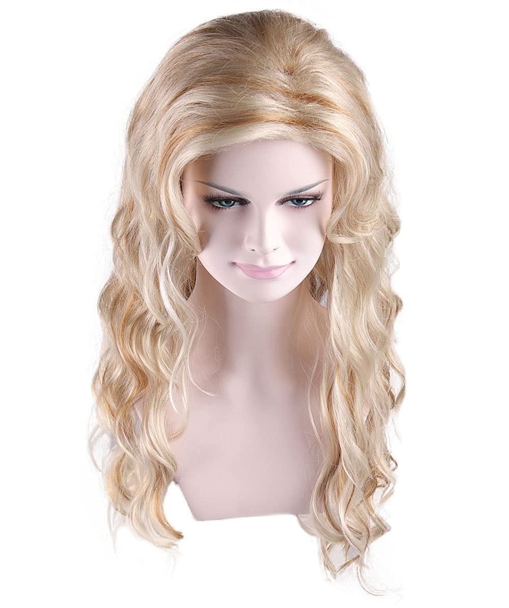HPO Adult Women's Blonde Sultry Deluxe Wig, Perfect for Halloween