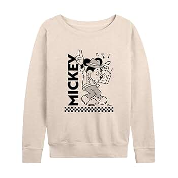 DENIMDUNGAREE×ディズニーMickey stencil sweat 𝟖𝟎𝐬~ 𝐏𝐫𝐢𝐧𝐭𝐞𝐝 𝐒𝐰𝐞𝐚𝐭 𝐒𝐡𝐢𝐫𝐭 𝐌𝐢𝐜𝐤𝐞𝐲