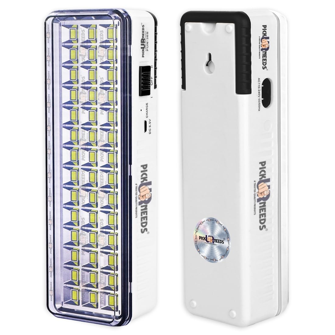 Pick Ur Needs Rechargeable Bright 42 SMD Home Emergency Lantern LED Lamp Light (White)