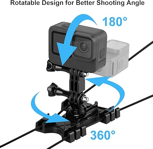 Miniatura 8 de Soporte de hebilla de gancho en J para GoPro, superficie vertical de acero inoxidable actualizado, gancho en J+clip de hebilla de montaje rápido +