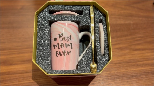 Tasse à Café Pour Maman, Cadeau D'anniversaire Pour Maman De La Part De Sa Fille Et De Son Fils, Tasse à Café Amusante De 445 Ml