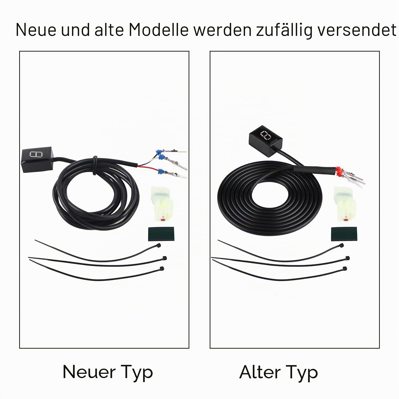 Keenso Motorrad LED Ganganzeige Kit 6 Gang Digital Anzeige Schaltlicht Ersatz für CB400F CB500X CB650F