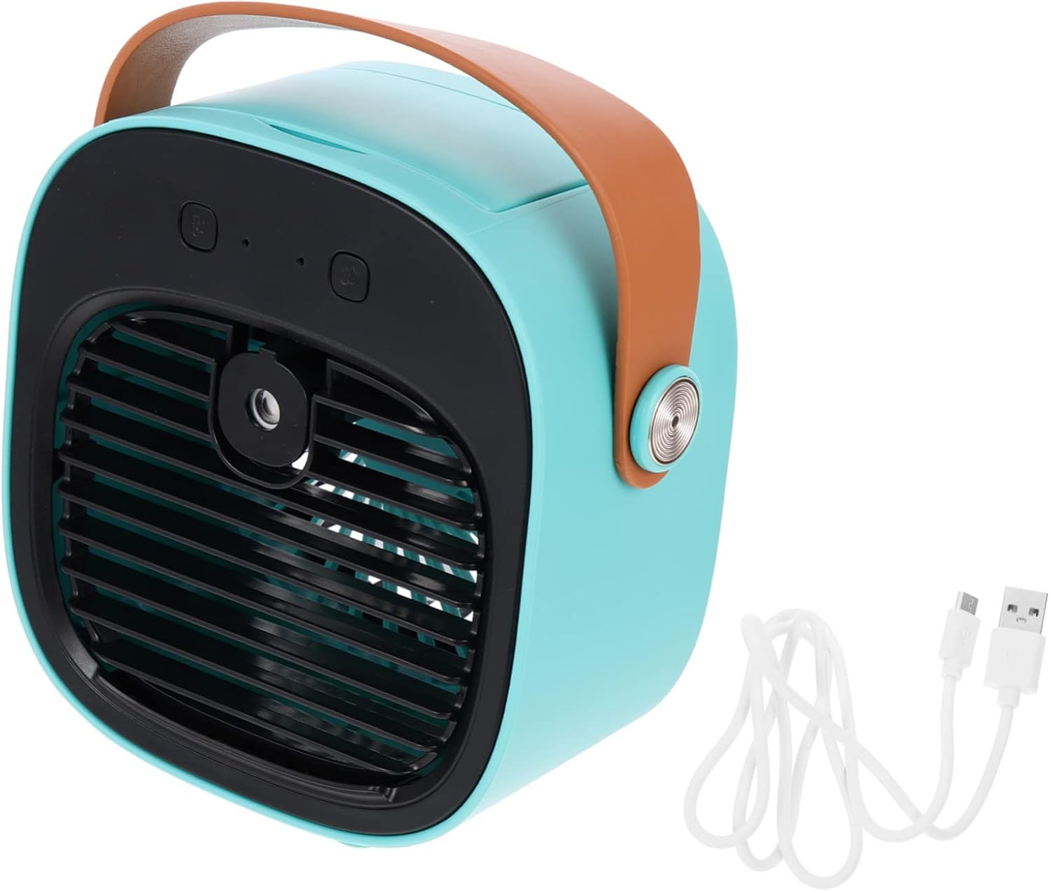 1set Usb Desk Air Fan Compact Portable Cooling Fan for Home Office and Travel Lightweight Air Cooler Convenient Design for and Camping