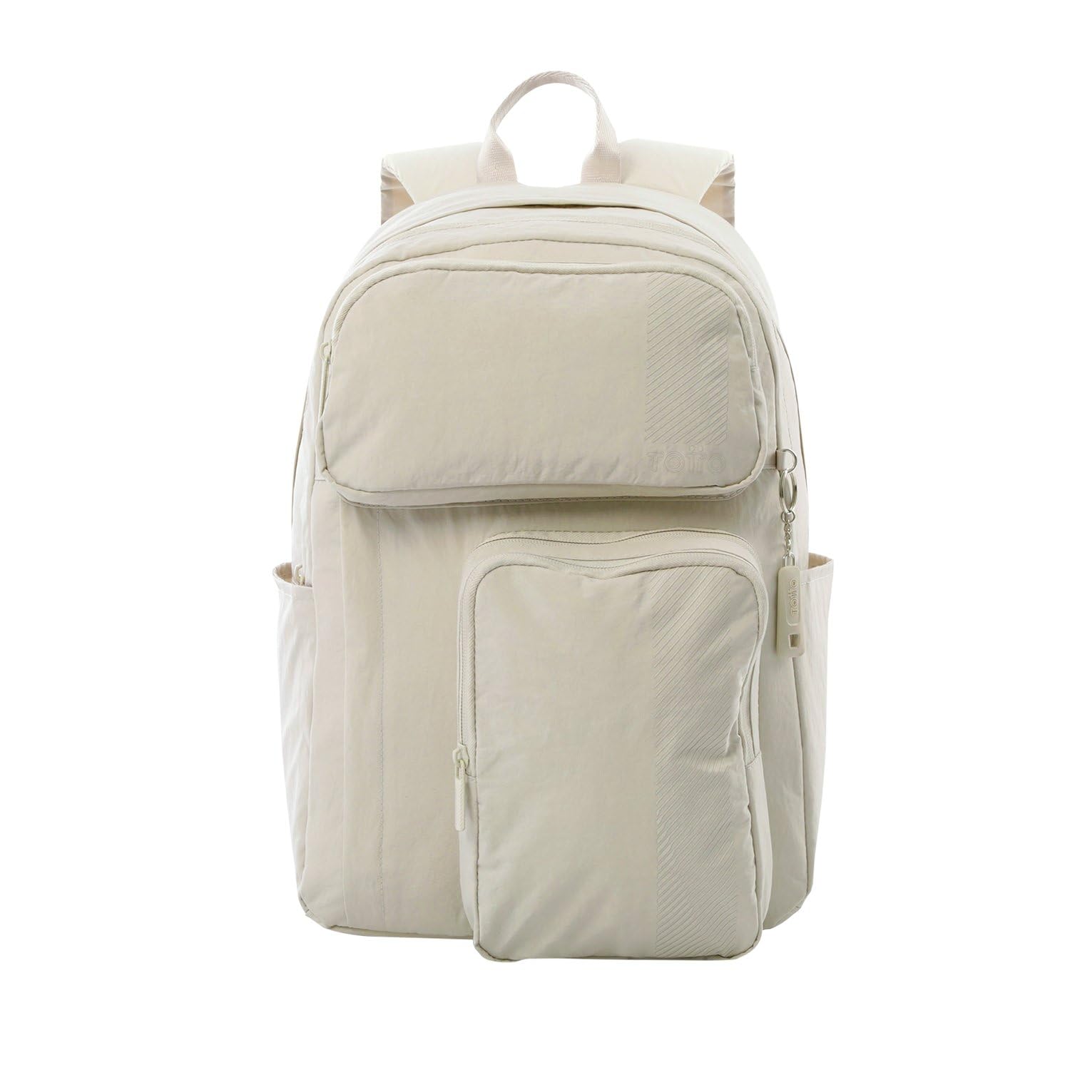 TOTTO - Mochila para Ordenador Portátil de 16 Pulgadas, Modelo Duality, 2 Bolsillos Botella, Bolso Extraíble, Espaldar Ergonómico, Correas en S, Pasador para Sistema de Ruedas, Color Rainy Day
