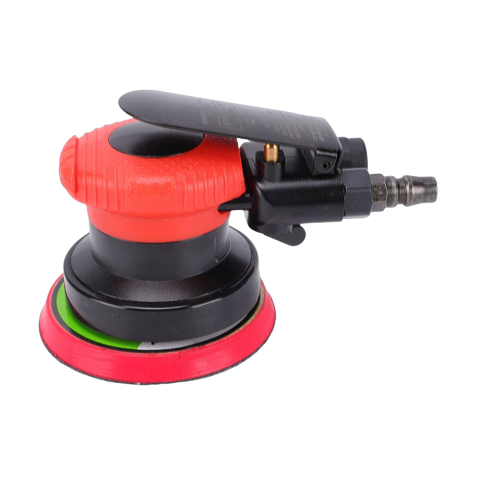 Levigatrice Orbitale Pneumatica, Levigatrice Pneumatica Portatile da 4 Pollici 14000 Giri/min in Acciaio Legato, Lucidatrice per Legno, Compositi, Metallo, Carrozzeria
