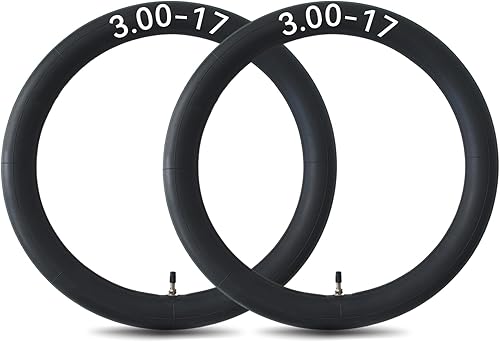 Miniatura 1 de Paquete de 2 tubos de motocross 3.00-17 8090-17 90100-17 3.00x17 tubos interiores de repuesto para mini bicicletas Pit Motocicletas todoterreno y más