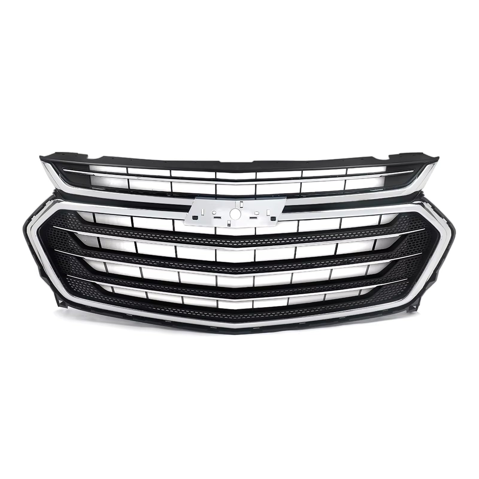 Calandre Haricot Grille Pour Chevrolet Pour Traverse 2018-2021 Grilles D'aération Supérieures Pare-chocs Avant Grille Calandre Avant