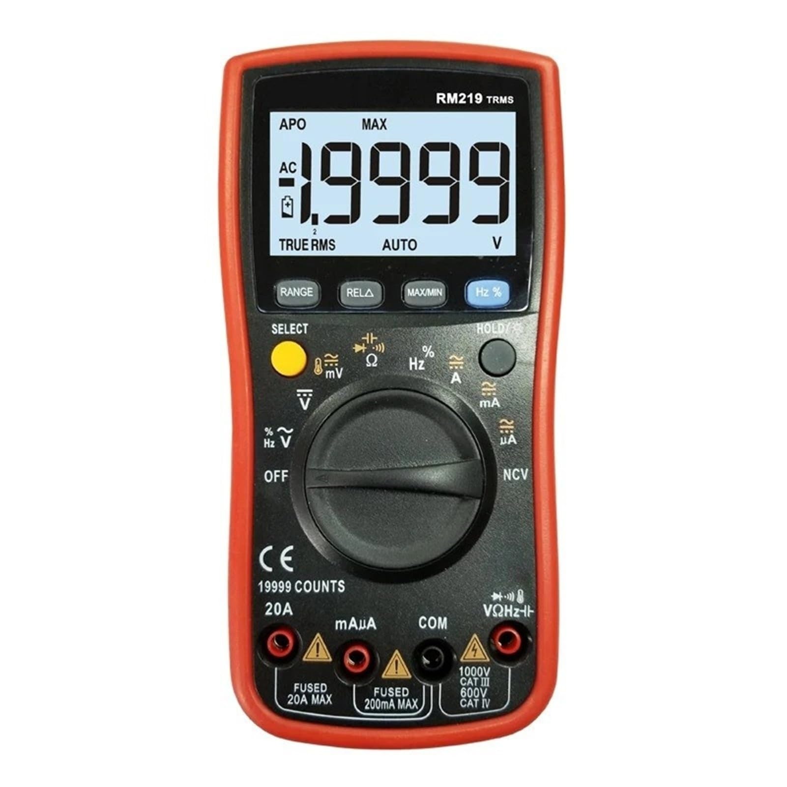 Multimètre numérique RM219 True-RMS 19999 points