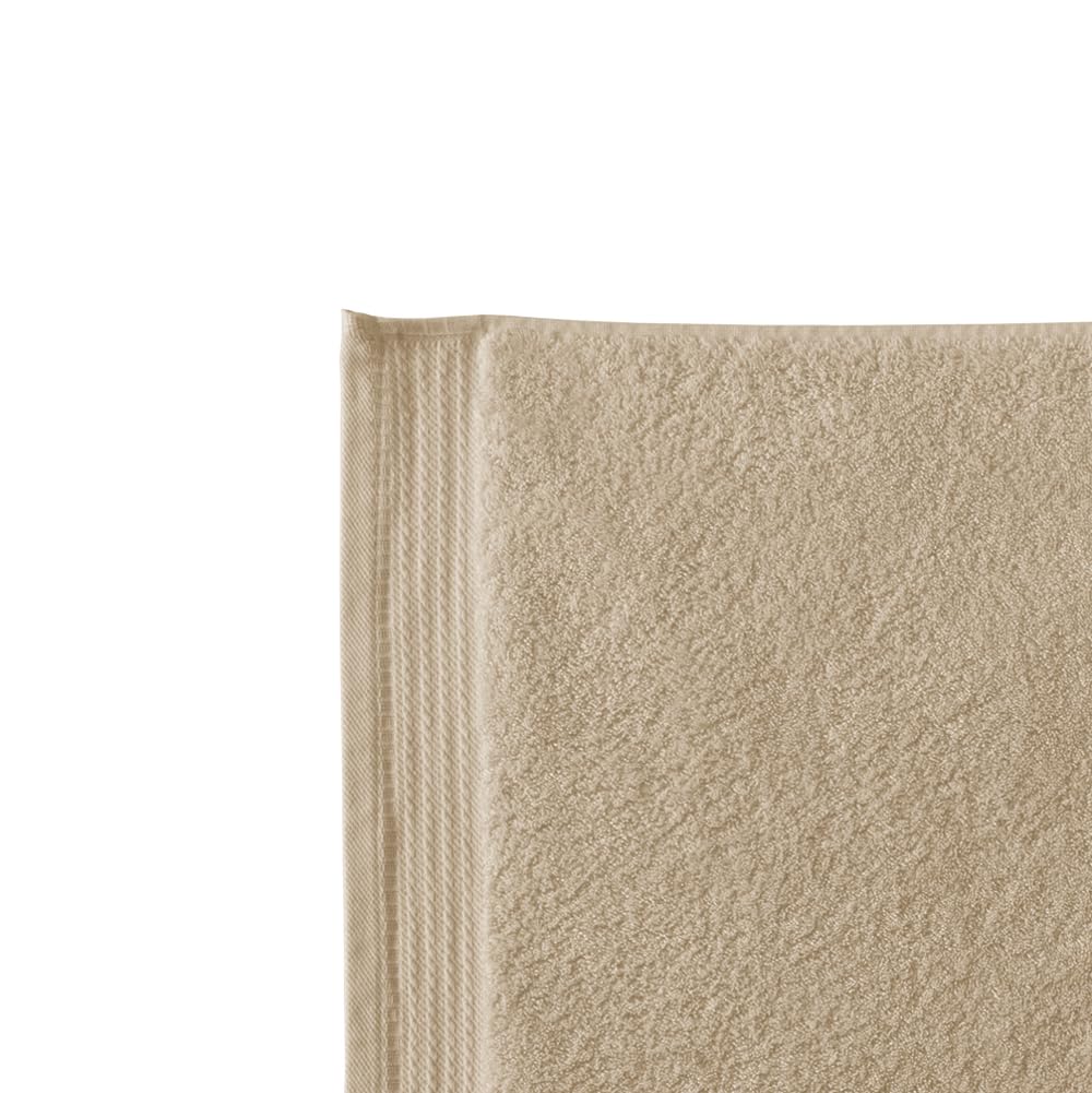 Top Towel - Set of 1 Bath Towel - Bath Towels - 100% Combed Cotton - 600 g/m² - Dimensions 70 x 140 cm, Camel, 1 toalla ducha - Image 3