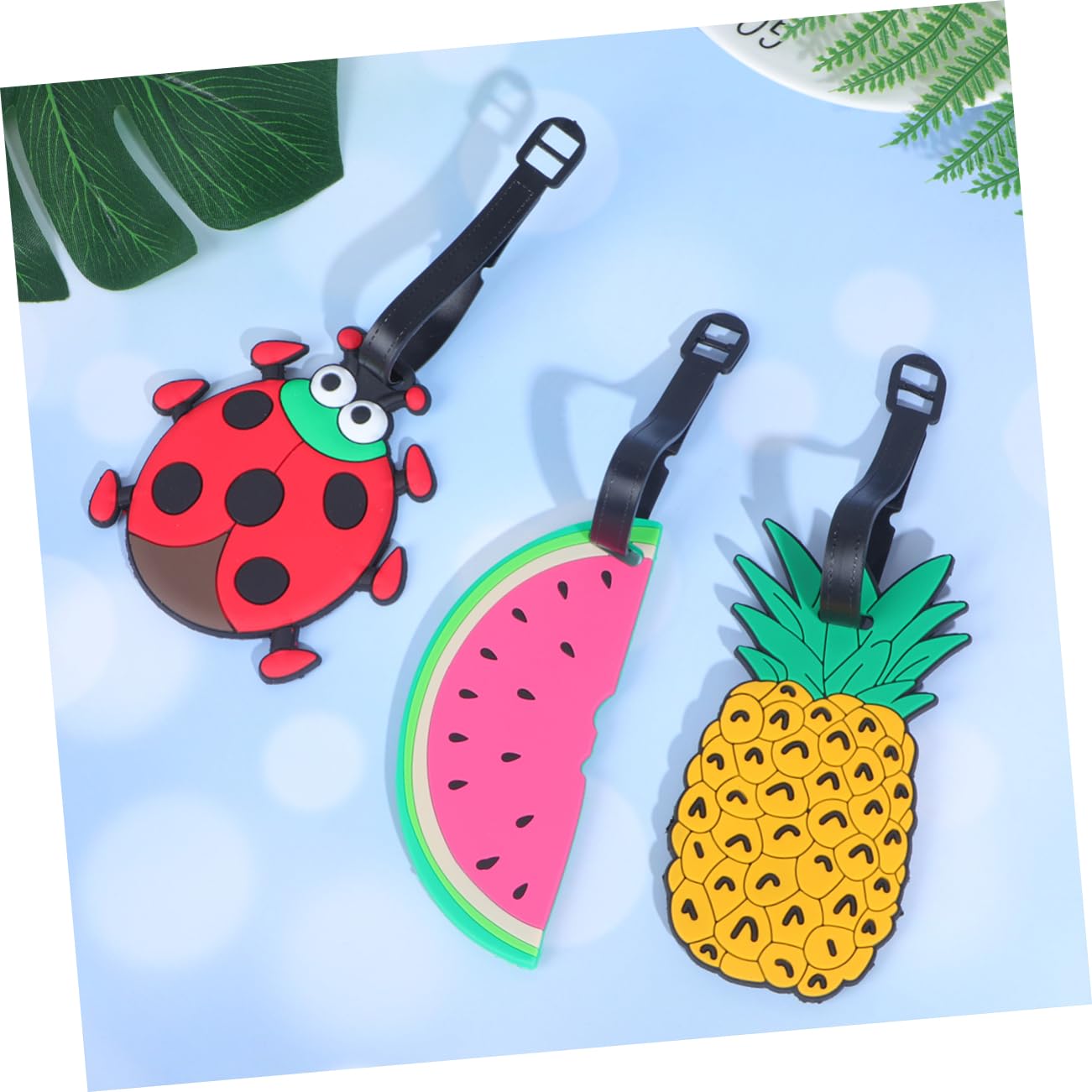 CALLARON 9 Koffer Id Tag Id Tag Gepäckanhänger Mit Pvc Gepäckanhänger Lederanhänger Für Koffer