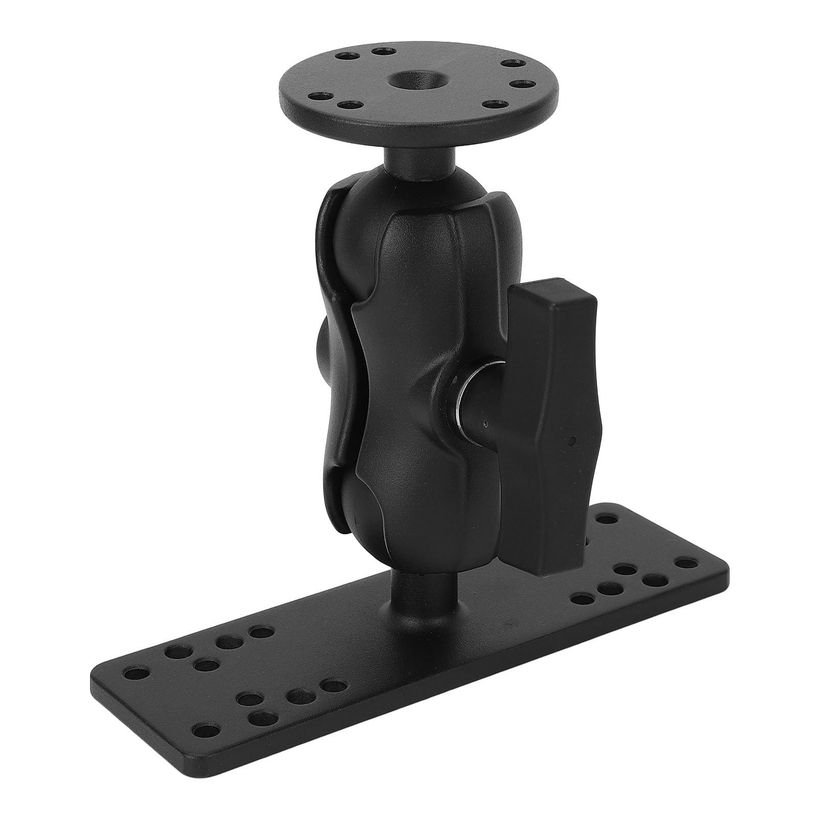 Asixxsix Uchwyt do Echosondy, Aluminiowy Uchwyt Ramowy Klasy Morskiej, Elektronika Morska z Obrotem o 360 Stopni dla GPSMAP Plus ECHOMAP HDS Carbon HDS LIVE i większość Lokalizatorów Ryb i